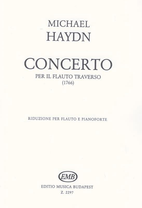 CONCERTO D MAJOR REDN FOR FLUTE/PNO - HAYDN M - FLUTE - EMB Z2297