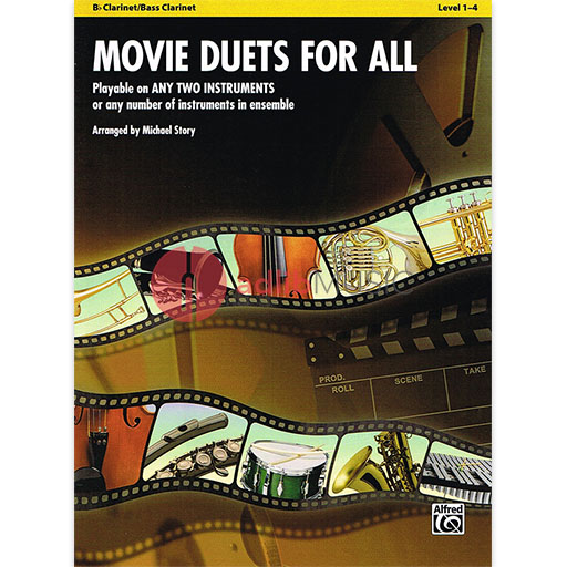 Movie Duets for All - Clarinet Duet arranged by Story Alfred 33515