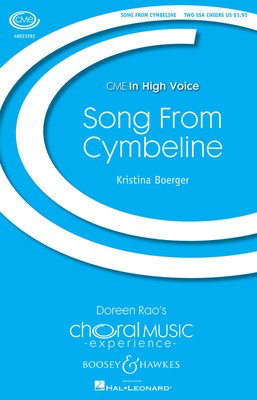 Song From Cymbeline - Kristina Boerger - Boosey & Hawkes Octavo