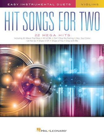 Hit Songs for Two Violins - Violin Duet Hal Leonard 252487