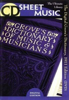 The Digital Grove Dictionary, 1911 Edition - Various Authors CD Sheet Music DVD-ROM