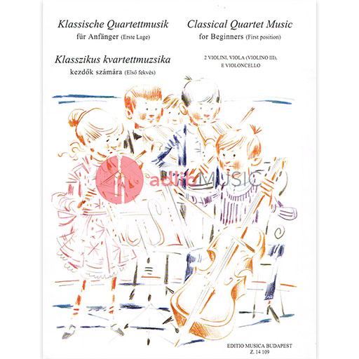 CLASSICAL QUARTET MUSIC FOR BEGINNERS 1ST POS - STRING QUARTETS - EMB