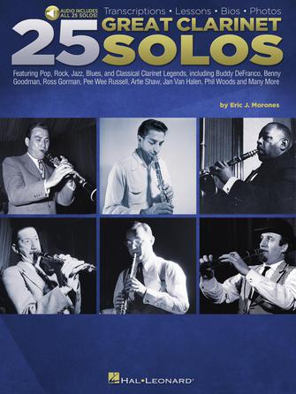 25 Great Clarinet Solos - Clarinet/Audio Access Online Hal Leonard 303920