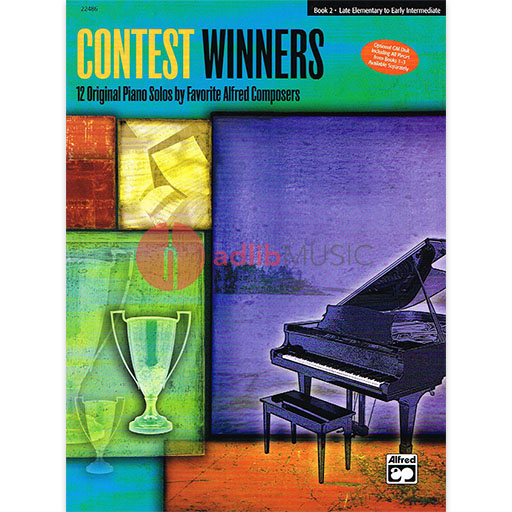 Contest Winners Book 2 Late-Elementary to Early-Intermediate - Easy Piano Alfred 22486