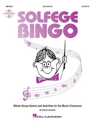 Solfege Bingo - Whole-Group Games and Activities - Cheryl Lavender - Hal Leonard Softcover/CD