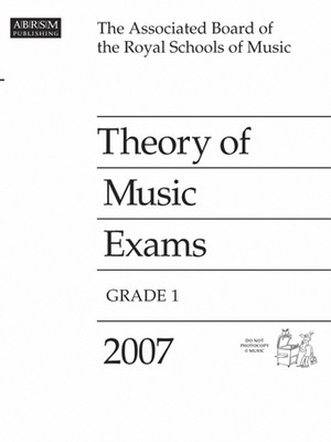 A B Theory Of Music Paper Gr 1 2007 -