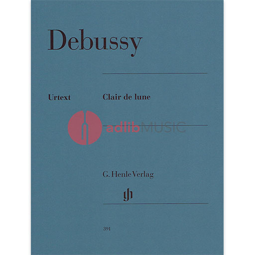 Debussy - Clair de Lune - Piano Solo Henle HN391