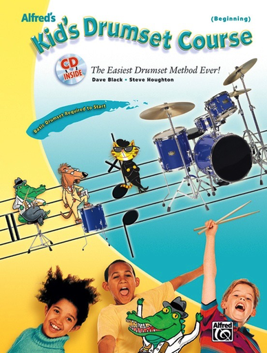 Alfreds Kids Drumset Course Bk/CD