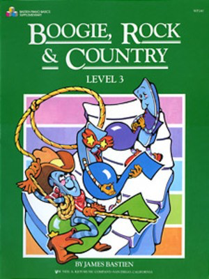 Boogie Rock and Country Level 3 - James Bastien - Piano Neil A. Kjos Music Company