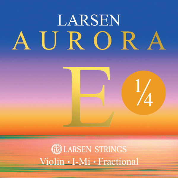 Larsen Aurora Violin E String 1/4 Size Medium Ball End