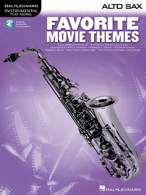 Favorite Movie Themes - Alto Saxophone Hal Leonard 841169