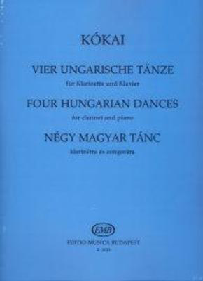 Kokai - 4 Hungarian Dances - Clarinet/Piano Accompaniment EMB