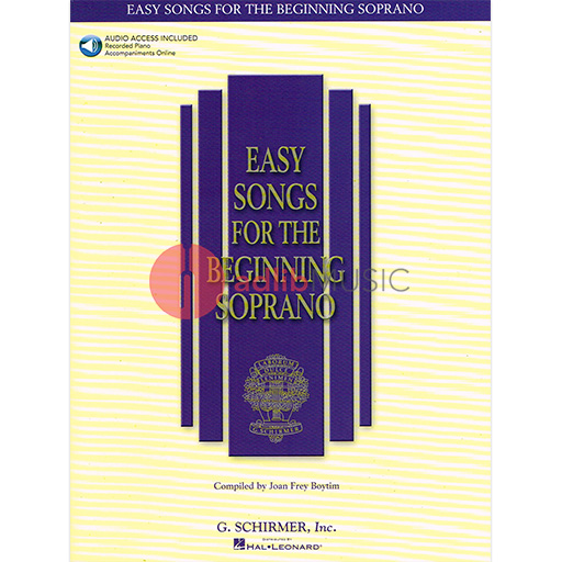 Easy Songs for Beginning Soprano Volume 1 - Soprano/CD Schirmer 50483756