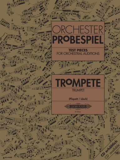 Test Pieces for Orchestral Auditions - Trumpet Peters EP8664