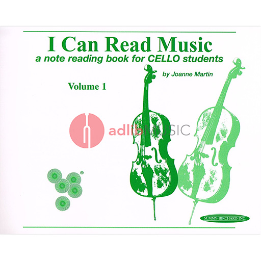 I Can Read Music Volume 1 - Cello by Martin 0441