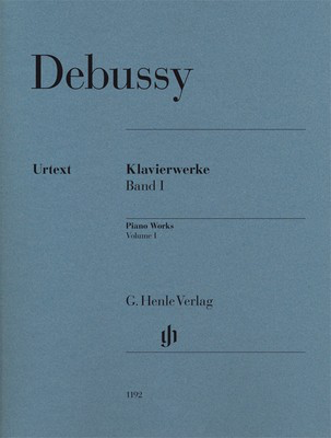 Piano Works Volume I - Claude Debussy - Piano G. Henle Verlag Piano Solo