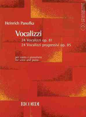 24 Vocalizzi Opus 81 - Heinrich Panofka - Classical Vocal Ricordi