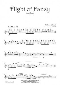 Orlovich - Flight of Fancy - Oboe/Piano Accompaniment Reed Music