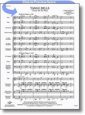 Tango Bells (Tango All the Way!) - James Lord Pierpont - Timothy Loest FJH Music Company Score/Parts