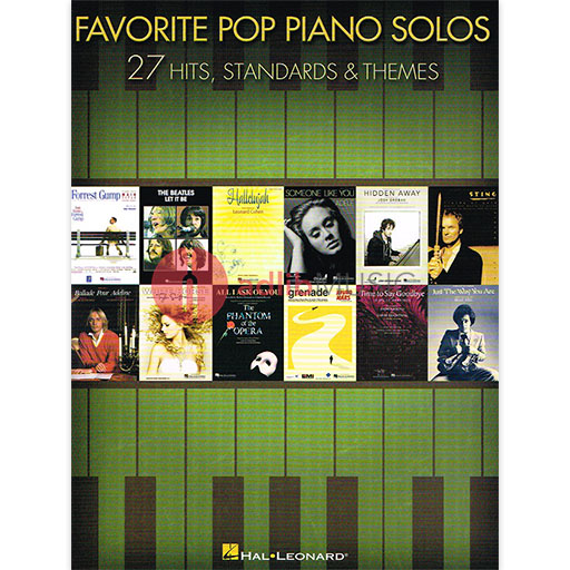 Favourite Pop Piano Solos - Piano Solo Hal Leonard 312523