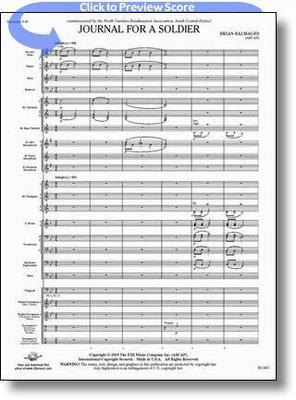 Journal for a Soldier - Brian Balmages - FJH Music Company Score/Parts