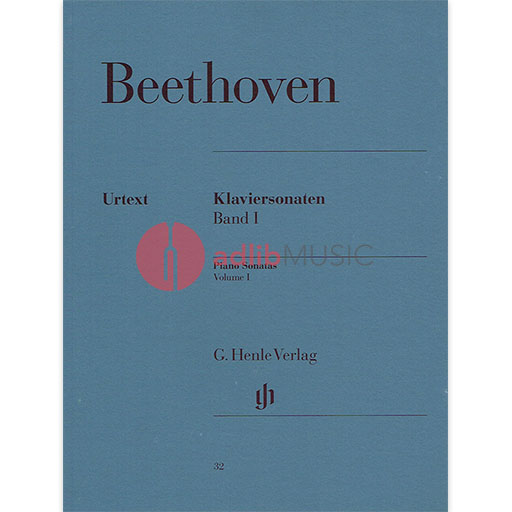 Beethoven - Piano Sonatas Volume 1 - Piano Solo Henle HN032