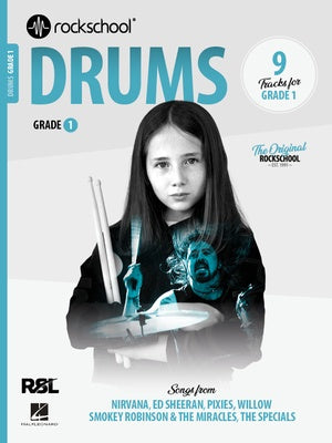 Rockschool Drums Grade 1 (2024) - Rock School Limited - RSK200248