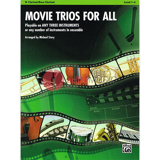 Movie Trios for All - Clarinet Trio by Story Alfred 33527