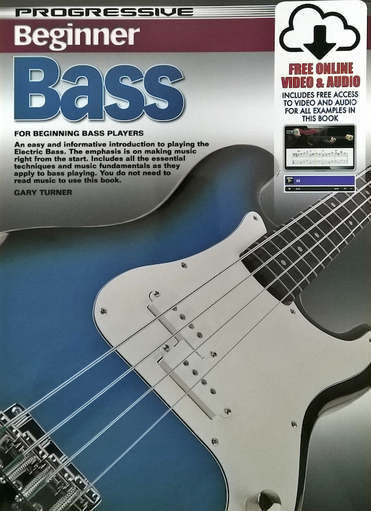 Progressive Beginner Bass - Bass Guitar/Audio Access Online by Turner Koala KPPBBX