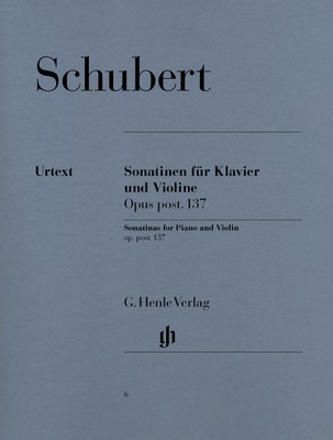 Sonatinas for Piano and Violin Op.post. 137 - Franz Schubert - Violin G. Henle Verlag