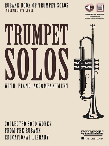 Rubank Book of Trumpet Solos - Intermediate Level - with OA & PDF piano accompaniment - Trumpet - Rubank Publications