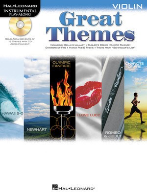 Great Themes - Instrumental Play-Along for Violin - Various - Violin Hal Leonard /CD