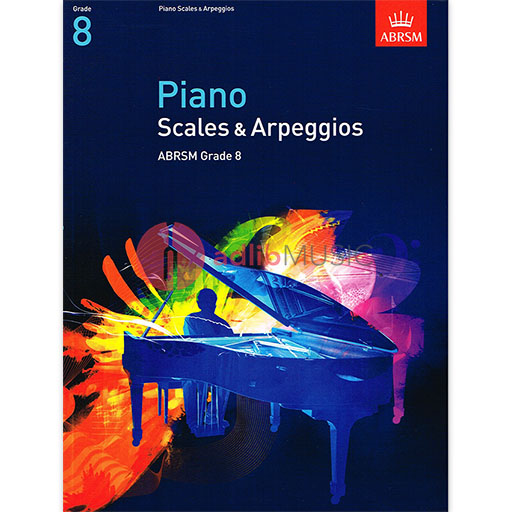 ABRSM Piano Scales & Arpeggios Grade 8 - Piano Solo ABRSM 9781860969201