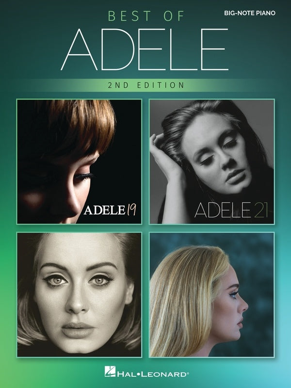 Best of Adele - 2nd Edition - Big Note Piano Hal Leonard 418023