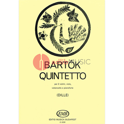 QUINTET FOR 2 VLNS VLA VC AND PIANO - BARTOK - QUINTETS MIXED - EMB