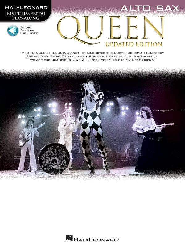 Queen For Alto Saxophone Book/OLA - Updated Edition - Hal Leonard