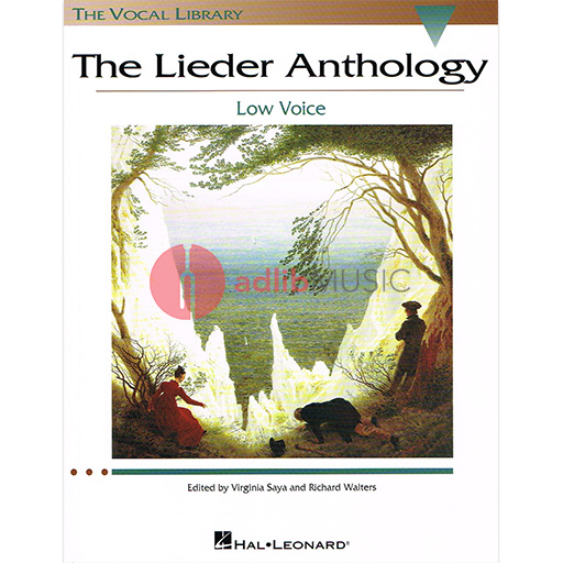 Lieder Anthology - Low Voice edited by Walters/Saya Hal Leonard 740220