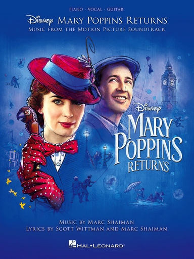 Mary Poppins Returns: Music From The Motion Picture Soundtrack - Piano/Vocal/Guitar PVG Hal Leonard 285401