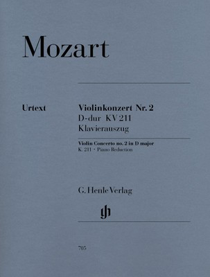 Mozart - Violin Concerto #2 DMaj K211 - Violin/Piano Accompaniment Henle HN705