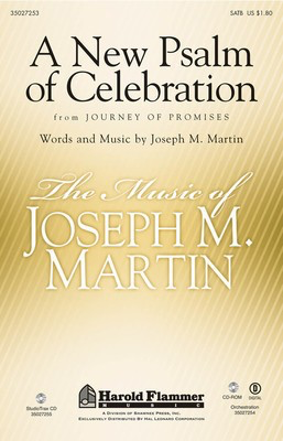 A New Psalm of Celebration - From Journey of Promises - Joseph M. Martin|Lee Dengler - Shawnee Press StudioTrax CD CD