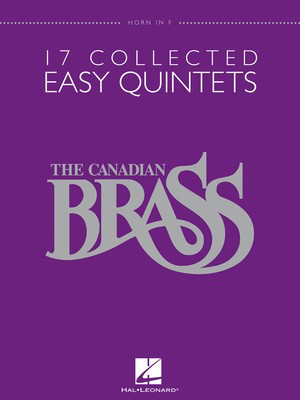 17 Collected Easy Quintets - Horn in F - Various - Hal Leonard Brass Quintet