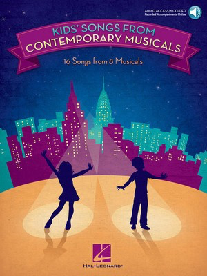 Kids' Songs from Contemporary Musicals - 16 Songs from 8 Musicals - Various - Hal Leonard Piano & Vocal Sftcvr/Online Audio