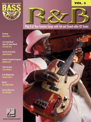 R&B - Bass Play-Along Volume 2 - Bass Guitar Hal Leonard Bass TAB with Lyrics & Chords /CD