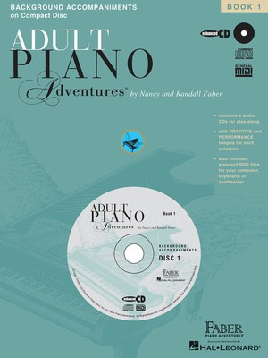 Adult Piano Adventures All-in-One Lesson Book 1 - CDs Only - Nancy Faber|Randall Faber - Piano