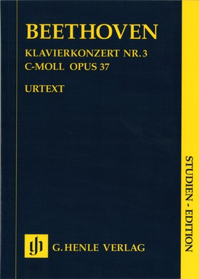 Piano Concerto No. 3 Op. 37 C minor - Study Score - Ludwig van Beethoven - G. Henle Verlag Study Score Score