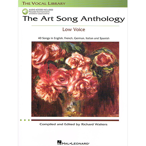 Art Song Anthology - Low Voice/Audio Access Online Hal Leonard 230034