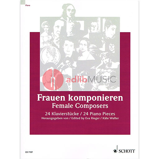 Piano Music by Female Composers 24 Piano Pieces from the 18th-20th Century - Piano Schott ED7197