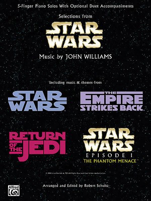 Selections from Star Wars - John Williams - Piano Robert Schultz Alfred Music 5 Finger Piano