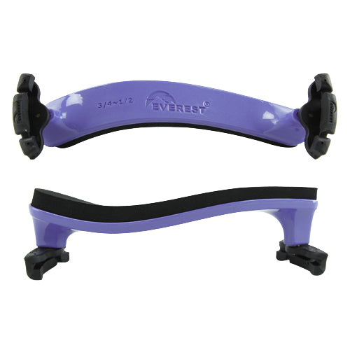 Everest Spring Collection Violin Shoulder Rest Purple 3/4-1/2