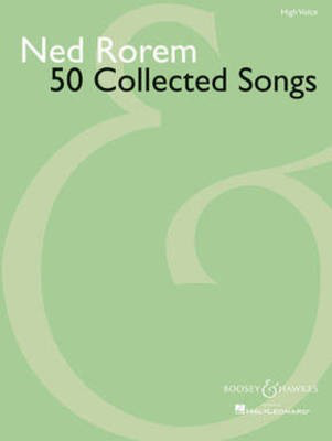 50 Collected Songs - Medium/Low Voice - Ned Rorem - Classical Vocal Medium/Low Voice Boosey & Hawkes